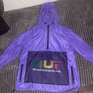 Purple HUF windbreaker